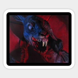 Twilight Zone: The Movie - Rabbit Horror Portrait Sticker